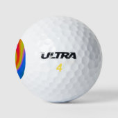 Rainbow Swirl Golfball (Logo)