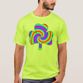 Rainbow Swirl Kleeblatt T-Shirt (Vorderseite)