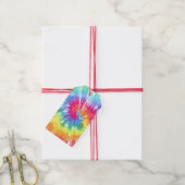 Rainbow Swirl Krawatte Dye Geschenkanhänger (Mit Garn)