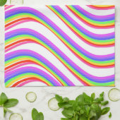 Rainbow Swirl Küchentuch (Gefaltet)