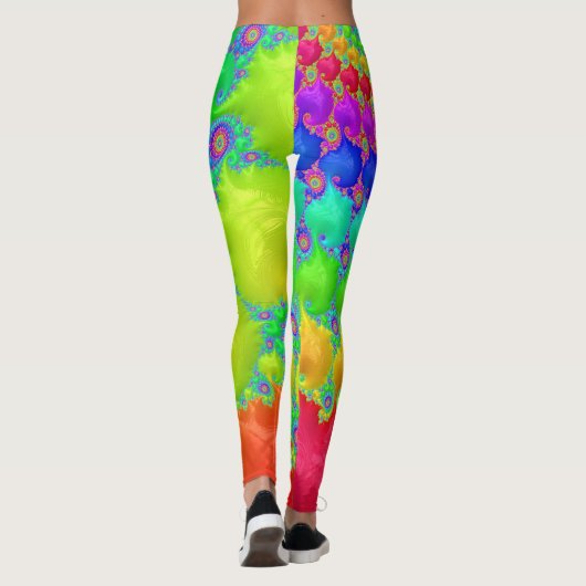 Rainbow Swirl Leggings (Rückseite)