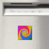 Rainbow Swirl Magnet (In Situ (Geschirrspüler))