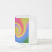Rainbow Swirl Mattglastasse (Mittel)
