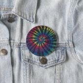 Rainbow Swirl mit Black Stripes Button (Beispiel)