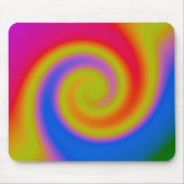 Rainbow Swirl Mousepad (Vorne)