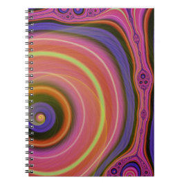 Rainbow Swirl Notebook Notizblock
