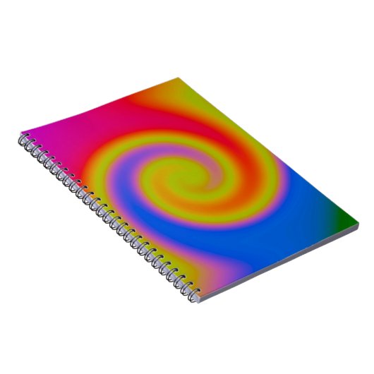 Rainbow Swirl Notizblock (Rechte Seite)