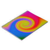 Rainbow Swirl Notizblock (Linke Seite)