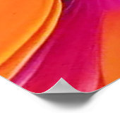 Rainbow Swirl Painting Poster (Ecke)