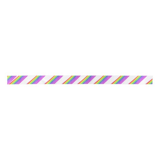 Rainbow Swirl Ribbon Satinband (Vorderseite)