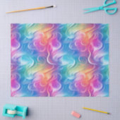 Rainbow Swirl Stardust Decoupage Seidenpapier (Basteln)