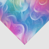 Rainbow Swirl Stardust Decoupage Seidenpapier (Detail)