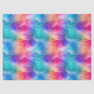 Rainbow Swirl Stardust Decoupage Seidenpapier