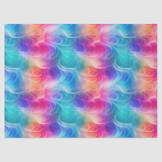 Rainbow Swirl Stardust Decoupage Seidenpapier