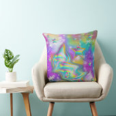 Rainbow Swirl & Stars Kissen (Stuhl )