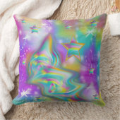 Rainbow Swirl & Stars Kissen (Decke)