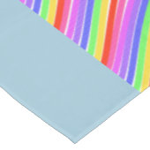 Rainbow Swirl Tischtuch Tischdecke (Schrägansicht)