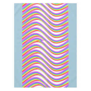 Rainbow Swirl Tischtuch Tischdecke