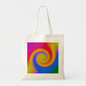 Rainbow Swirl Tragetasche (Vorne)