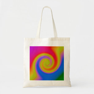 Rainbow Swirl Tragetasche
