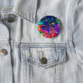 Rainbow Swirl Trippy Glow Stick Button (Beispiel)