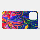 Rainbow Swirl Trippy Glow Stick Case-Mate iPhone Hülle (Rückseite (Horizontal))