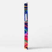Rainbow Swirl Trippy Glow Stick Case-Mate iPhone Hülle (Rückseite / Rechts)