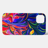 Rainbow Swirl Trippy Glow Stick Case-Mate iPhone Hülle (Rückseite (Horizontal))