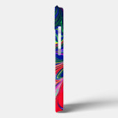 Rainbow Swirl Trippy Glow Stick Case-Mate iPhone Hülle (Rückseite / Links)