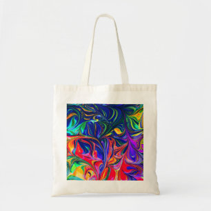 Rainbow Swirl Trippy Glow Stick Tragetasche