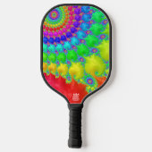 Rainbow Swirl - USA Pickle Ball zugelassenes Padde Pickleball Schläger (Rückseite)