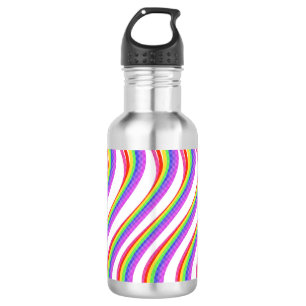 Rainbow Swirl Wasserflasche