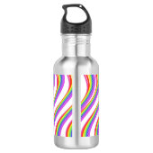 Rainbow Swirl Wasserflasche (Rückseite)