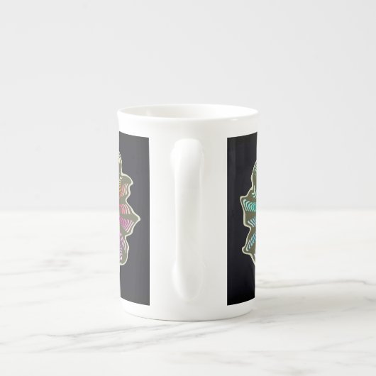 Rainbow Swish Bone China Tasse (Rückseite)