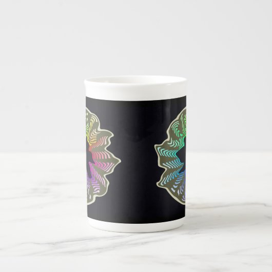 Rainbow Swish Bone China Tasse (Vorderseite)