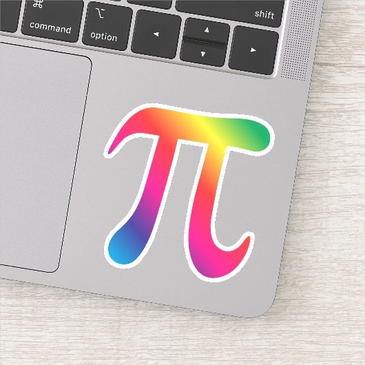 Rainbow-Symbol Aufkleber (Detail)