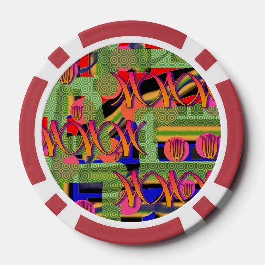 Rainbow-Symbole Pokerchips (Rückseite)