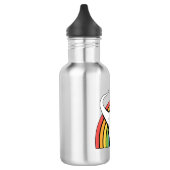 Rainbow T Rex Edelstahlflasche (Links)