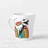 Rainbow T Rex Milchtasse (Linke Ecke)