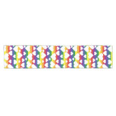 Rainbow Table Runner Kurzer Tischläufer (Horizontal)