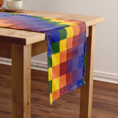 Rainbow Table Runner Kurzer Tischläufer (Beispiel)