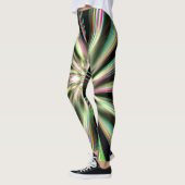 Rainbow Taffy Candy Explosion Drei Leggings (Links)