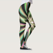 Rainbow Taffy Candy Explosion Drei Leggings (Rechts)