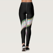 Rainbow Taffy Candy Leggings (Rückseite)