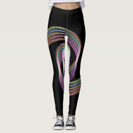 Rainbow Taffy Candy Leggings