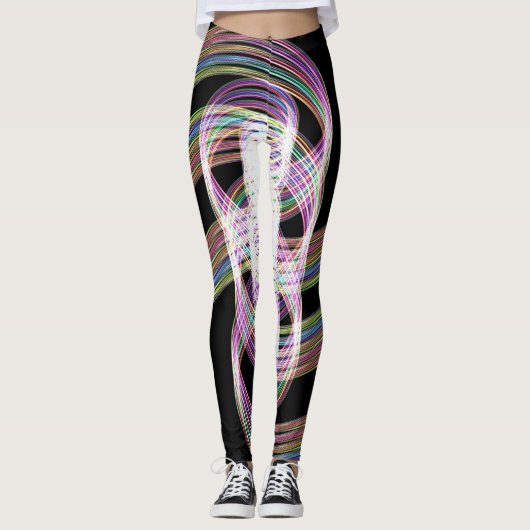 Rainbow Taffy Candy Two Leggings (Vorderseite)