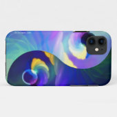 Rainbow Taijitu Yin Yang Case-Mate iPhone Hülle (Rückseite (Horizontal))