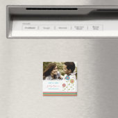 Rainbow Tall Blume Save the Date Wedding Magnet (In Situ (Geschirrspüler))