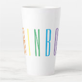RAINBOW Tall Latte Tasse (Vorderseite)