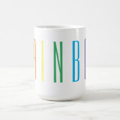 RAINBOW Tall White Tasse (Mittel)